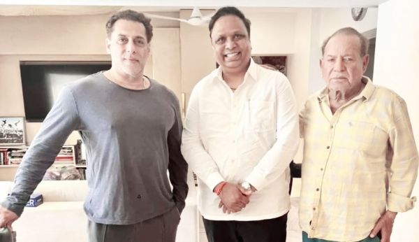 सलीम खान और सलमान खान के साथ भाजपा नेता की वायरल तस्वीर पर नेटिज़न्स की प्रतिक्रिया