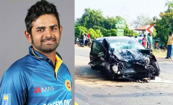 श्रीलंका के पूर्व कप्तान भीषण दुर्घटना में घायल, कार की तस्वीरें वायरल