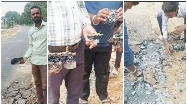 PMGYC के तहत बनी 65 लाख की सड़क का हाल 3 महीनें में खस्ता