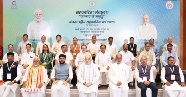 नई दिल्ली में सहकारिता की राष्ट्रीय कार्यशाला में सहकारिता मंत्री केदार कश्यप हुए शामिल