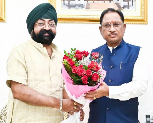 भूपेंद्र सवन्नी ने की मुख्यमंत्री विष्णुदेव साय से मुलाकात