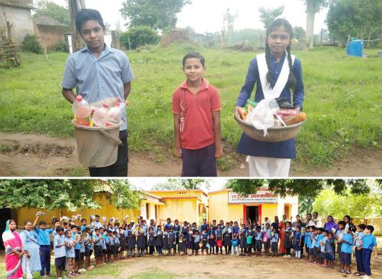छात्र-छात्राओं की अनोखी पहल ने एक दिन में जुटाए 844 किलोग्राम सिंगल यूज प्लास्टिक