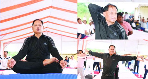आसन में अनुशासन है : CM विष्णुदेव साय