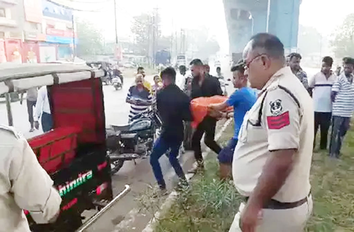 पावर हाउस फ्लाई ओवर ब्रिज के लाश मिलने से फैली सनसनी