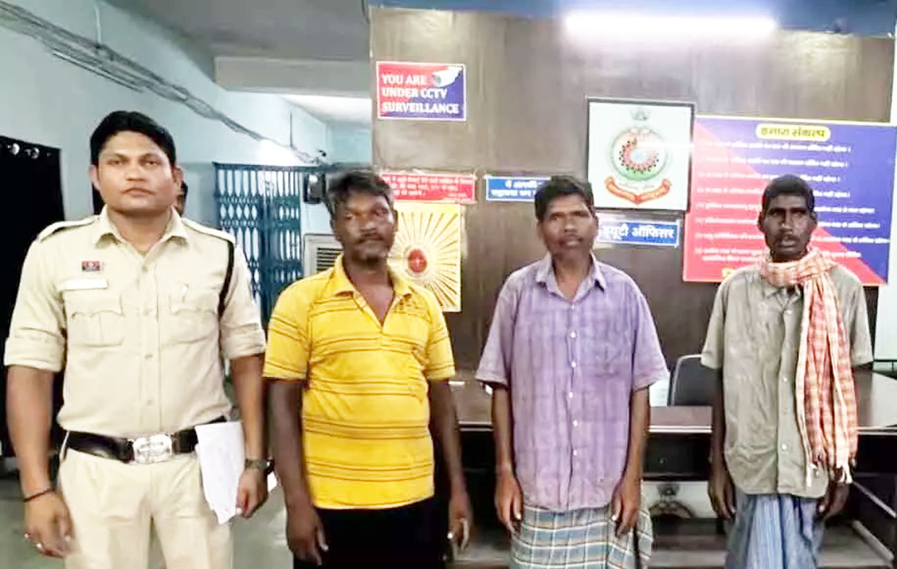 मवेशियों की तस्करी, 3 आरोपी भेजे गए जेल