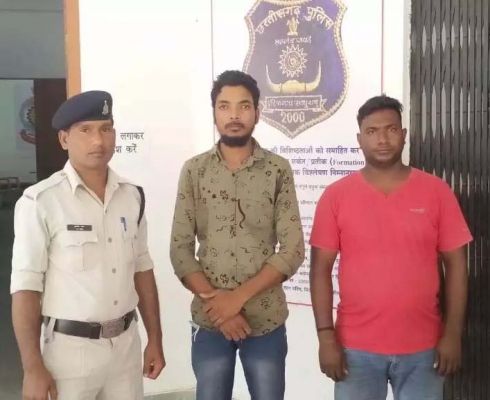  मोबाइल का लूटपाट करने वाले  2 आरोपी गिरफ्तार