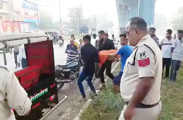 पावर हाउस फ्लाई ओवर ब्रिज के लाश मिलने से फैली सनसनी