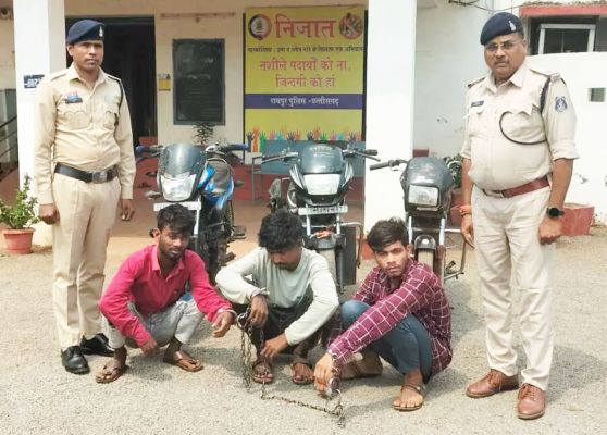 मंदिर हसौद इलाके में लूटपाट, 5 आरोपी गिरफ्तार