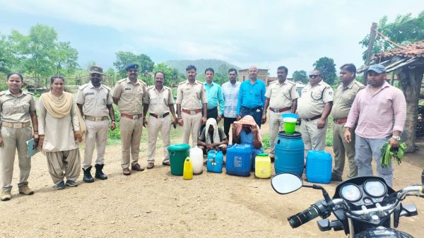 गरियाबंद में अवैध शराब के मामले में 55 प्रकरण दर्ज