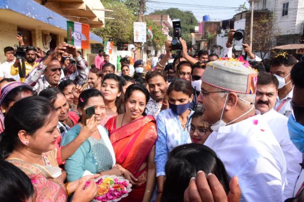 मुख्यमंत्री के स्वागत में भिलाई की जनता ने बिछाये पलक पावड़े  