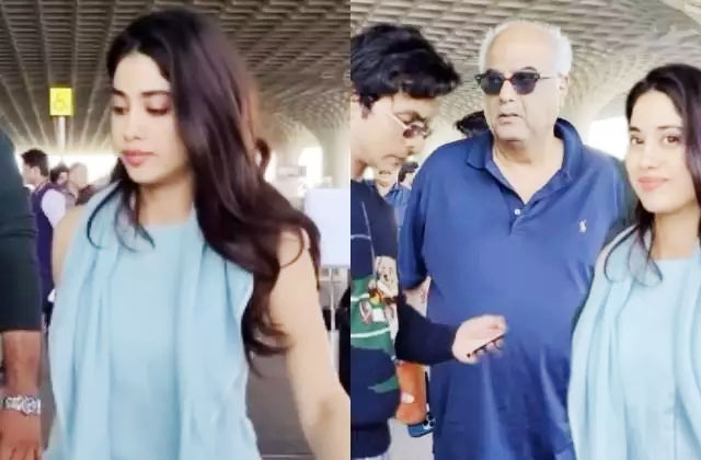 बॉयफ्रेंड शिखर पहाड़िया के साथ फैमिली वेकेशन पर निकलीं जाह्नवी कपूर