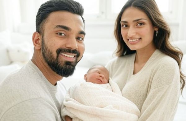 अथिया शेट्टी ने पति के बर्थडे पर दिखाई बेटी की पहली झलक