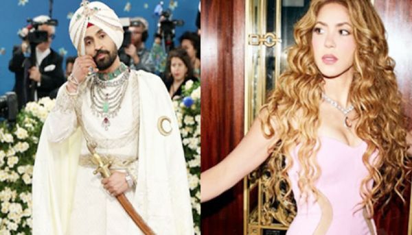 Met Gala 2025 में दिलजीत दोसांझ से शकीरा ने कहा- "हाय टू इंडिया"