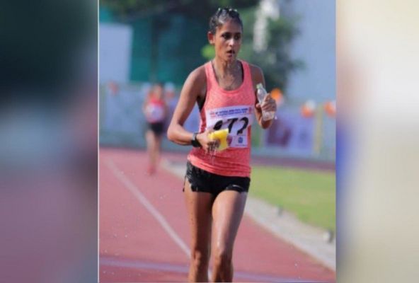 महिला पैदल चाल में प्रियंका गोस्वामी 17वें और भावना 32वें स्थान पर पायदान रहीं...