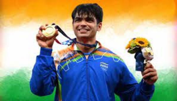 भाला फेंक के स्टार एथलीट नीरज चोपड़ा के लिये स्वर्ण पदक जीतने पर 10 करोड़ रुपये की घोषणा