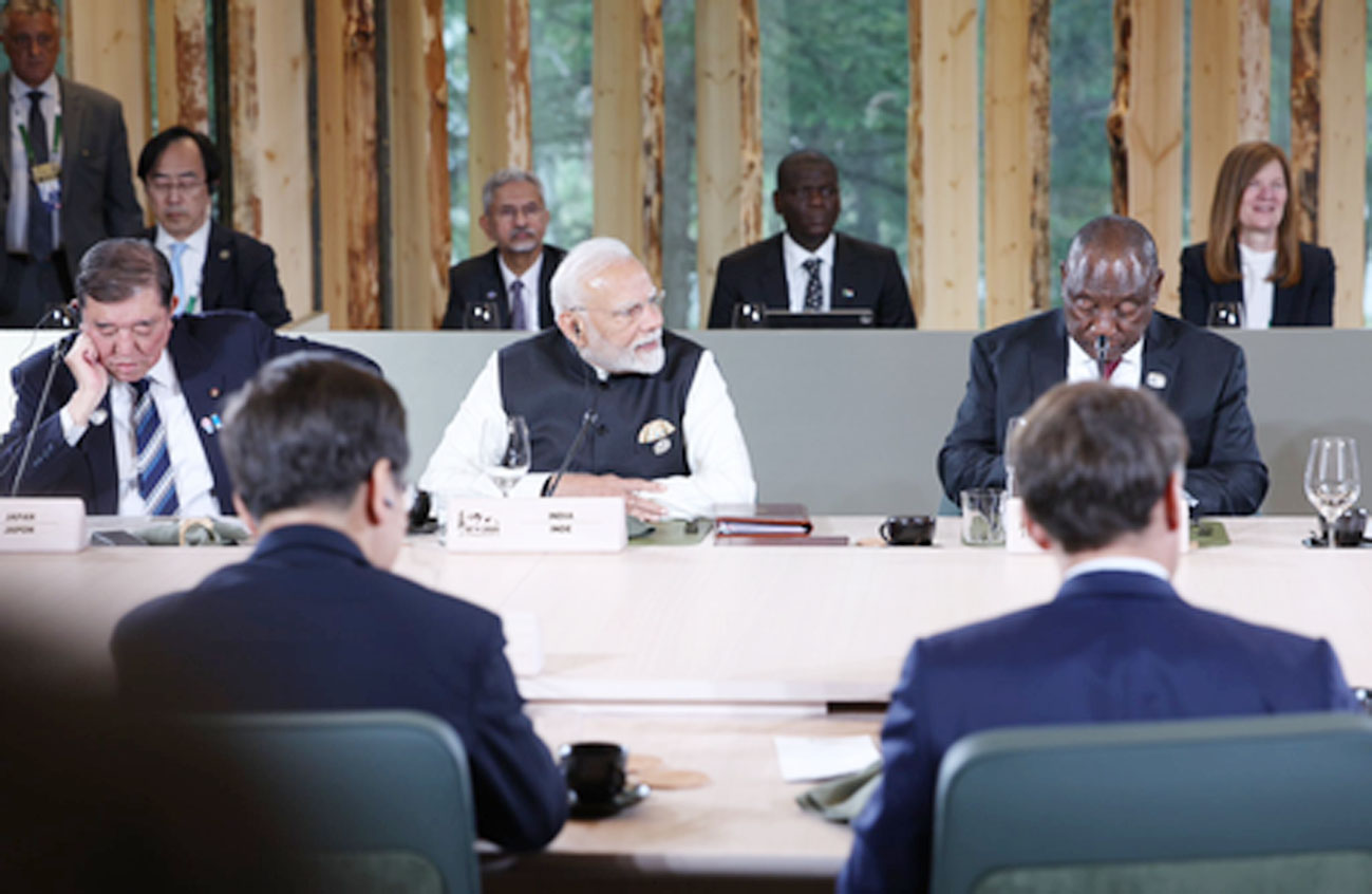 PM मोदी ने जी7 शिखर सम्मेलन के ऊर्जा सुरक्षा पर आउटरीच सत्र में हिस्सा लिया