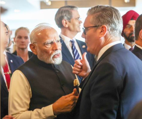 भारत-ब्रिटेन संबंध मजबूत करने के लिए मिलकर काम करते रहेंगे : PM मोदी